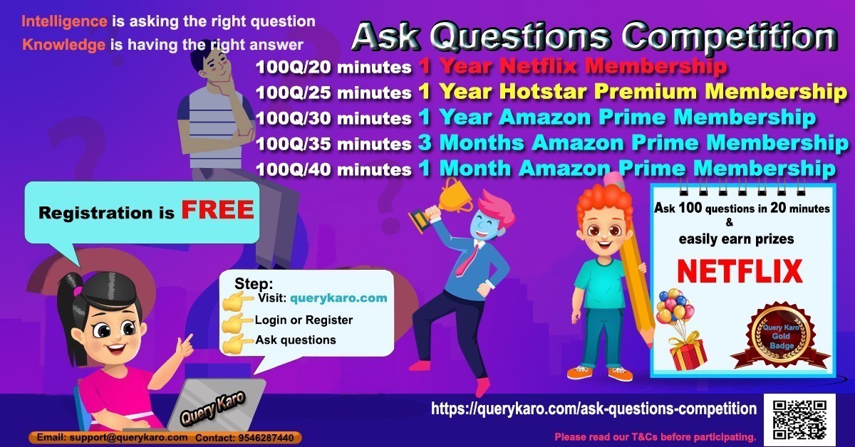 Ask Questions Competition
