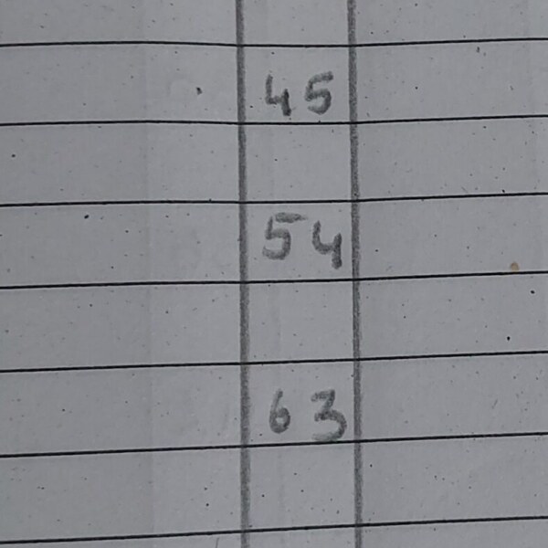 Write table of 9.