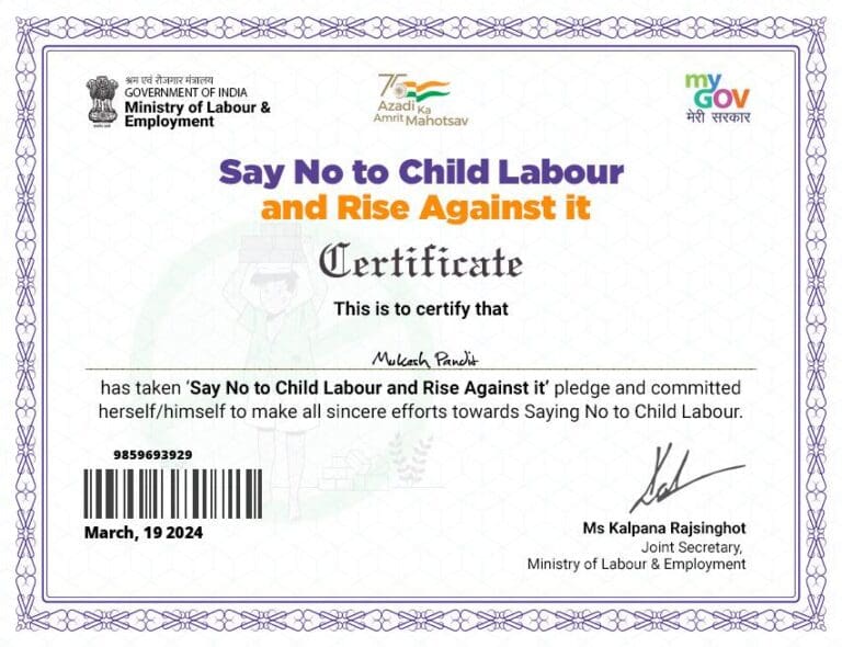 No Child Labour