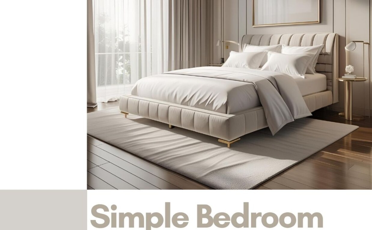 Best simple bedroom interior design on a budget