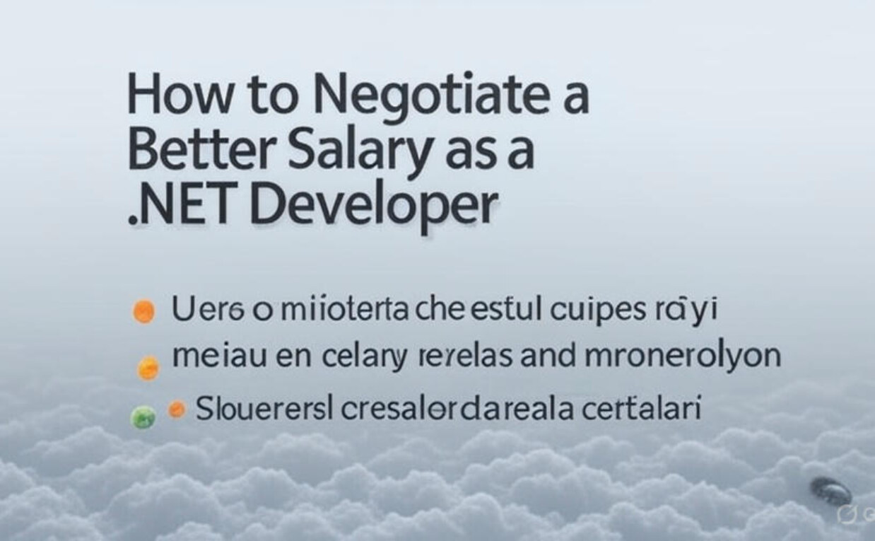 How to Negotiate a Better Salary as a .NET Developer