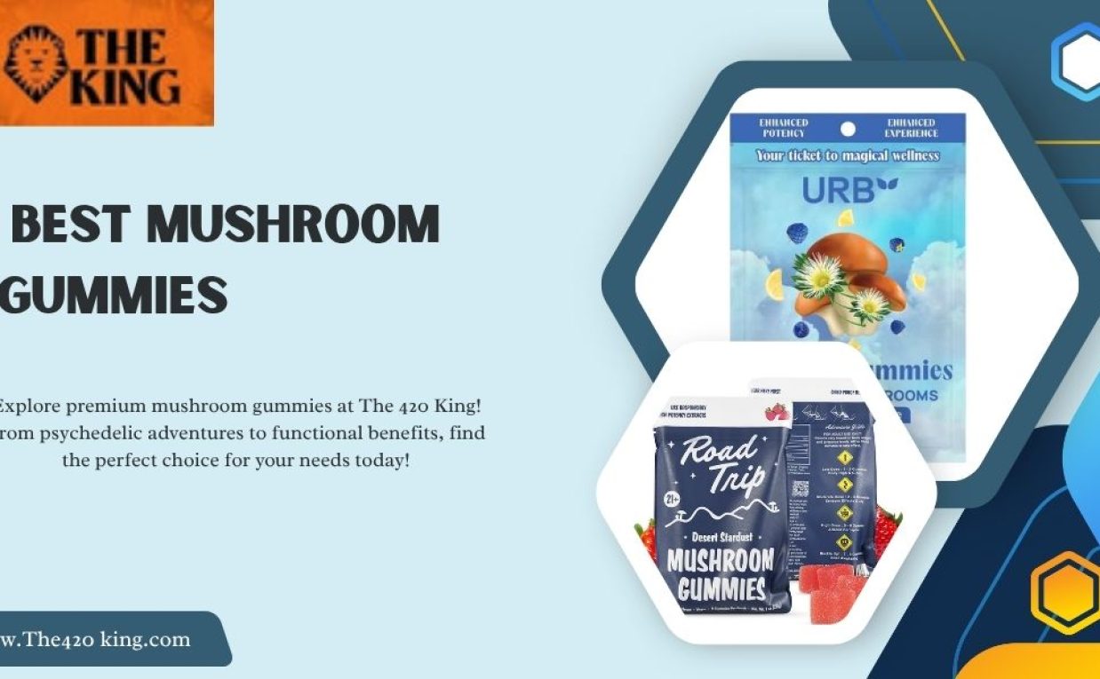Best Mushroom Gummies at The 420 King: A Mindful Journey in Every Bite