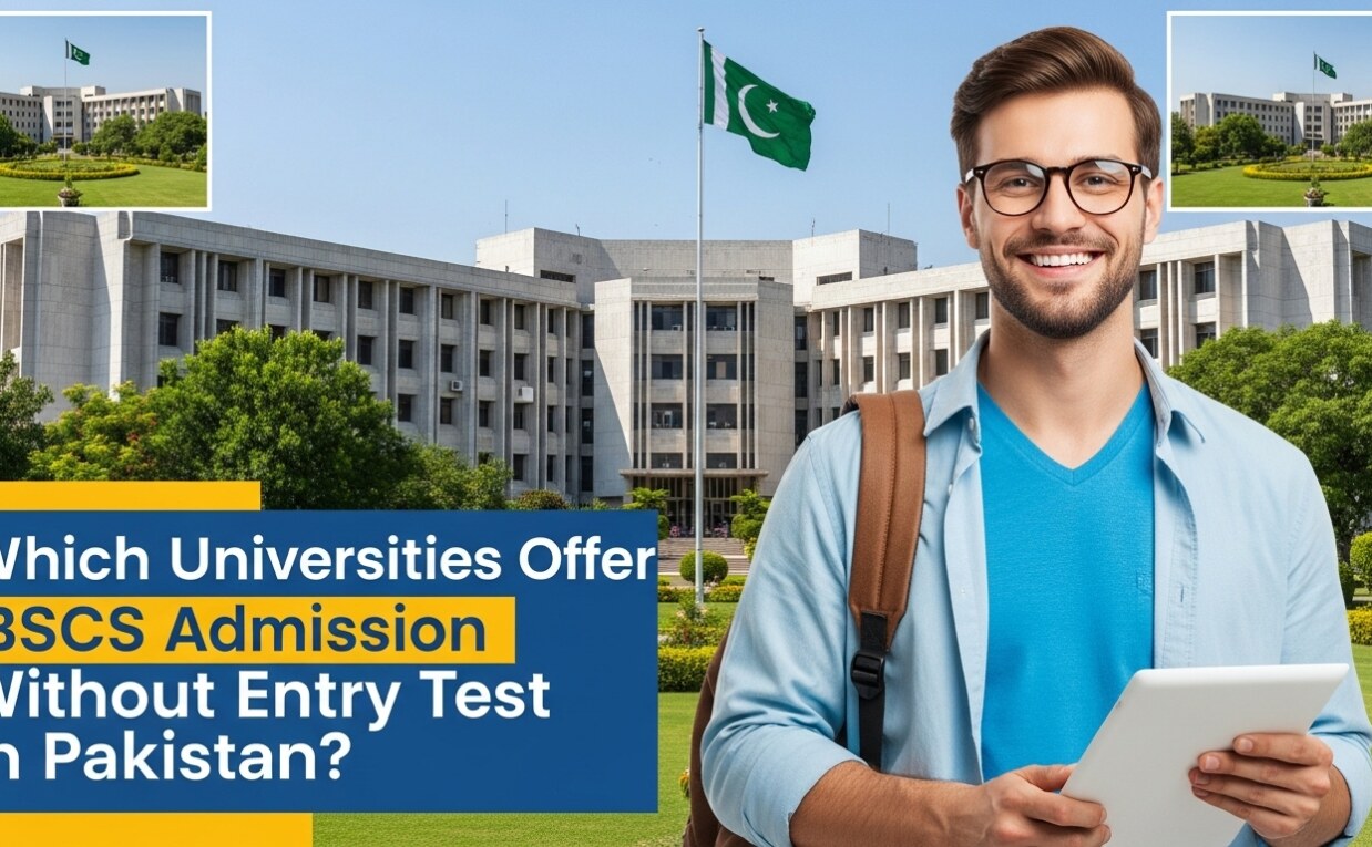Which Universities Offer BSCS Admission Without Entry Test in Pakistan?