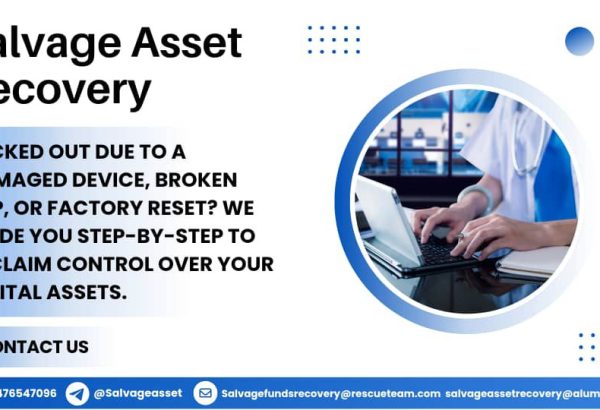 HIRE A USDC & CRYPTO RECOVERY EXPERT. REACH OUT TO SALVAGE ASSET RECOVERY