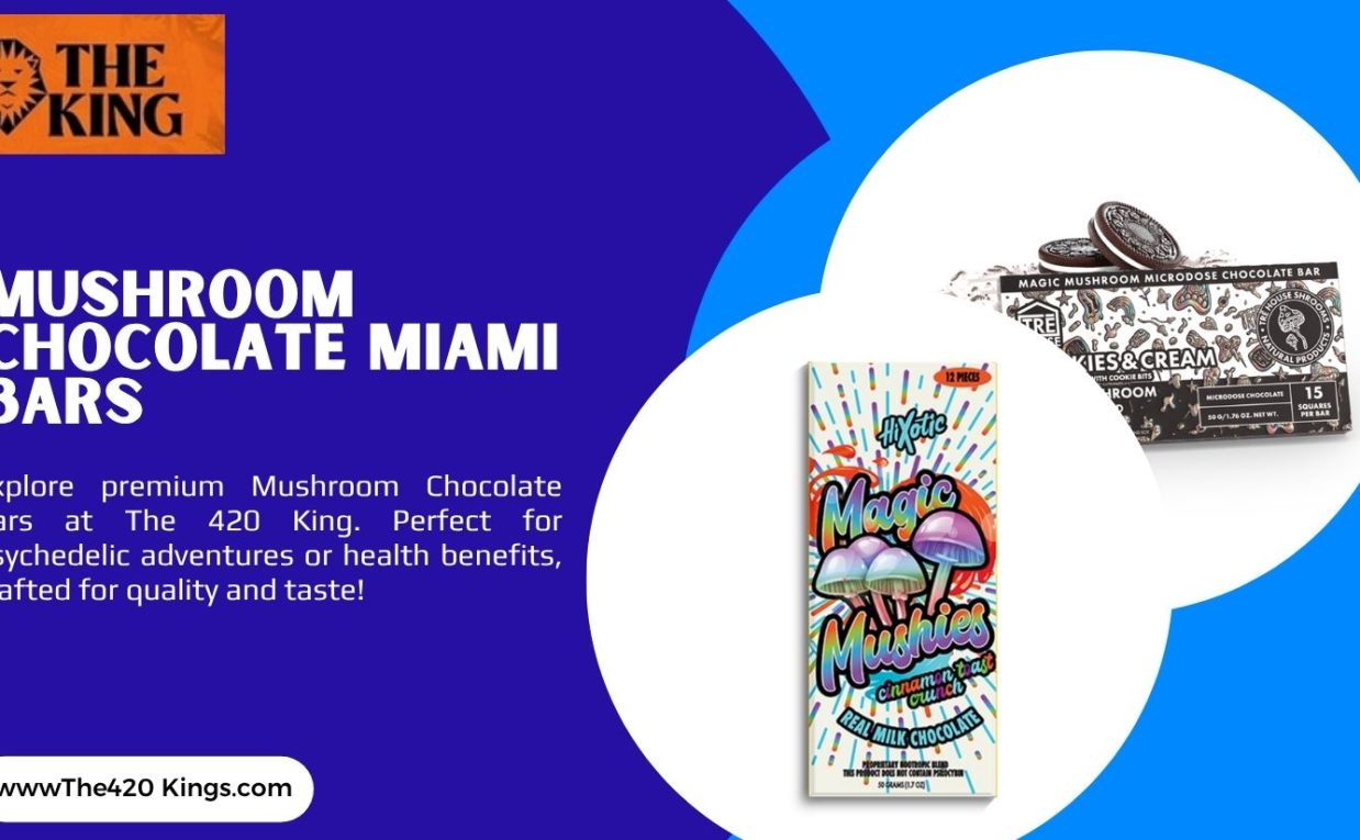 Buy Premium Mushroom Chocolate Bars in Miami