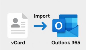 import vcard to outlook 365