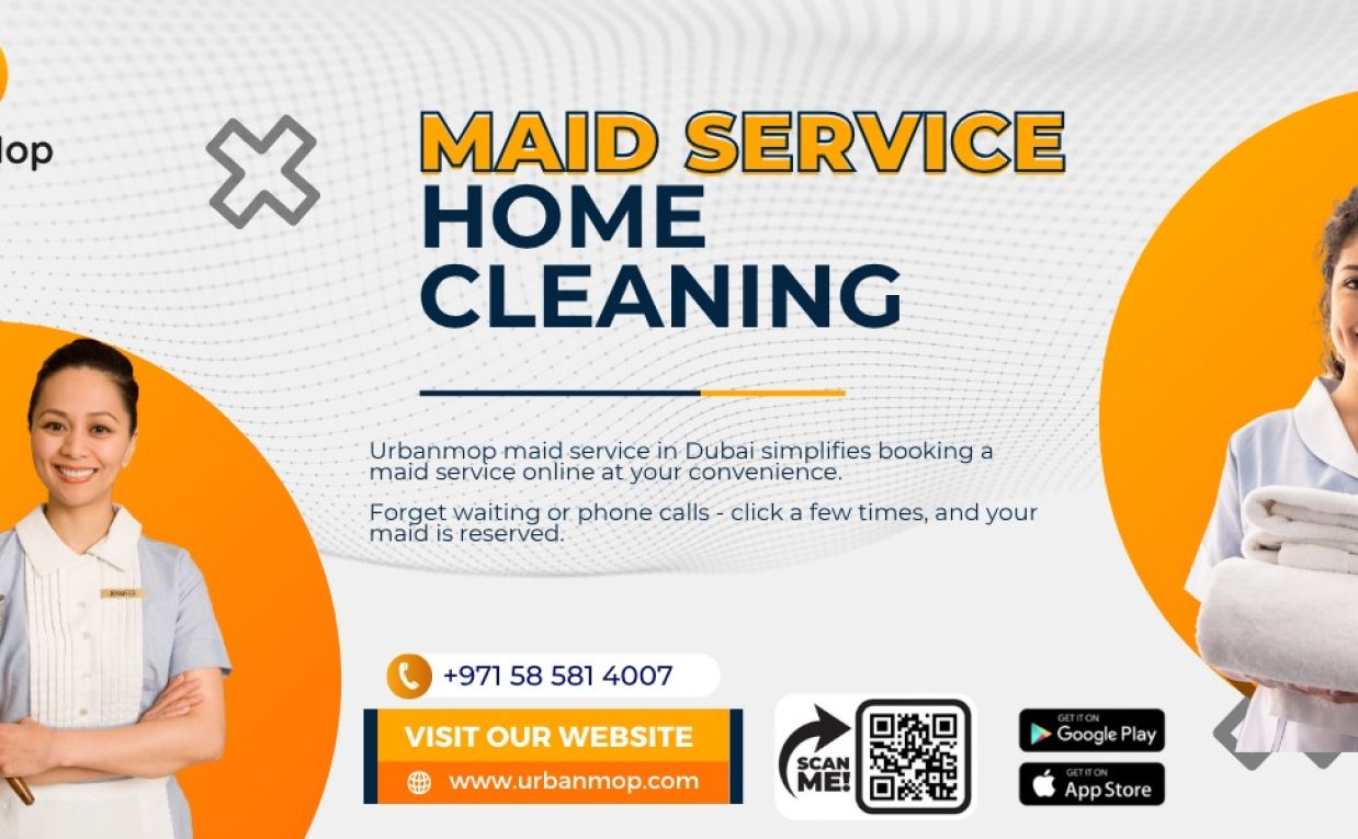 UrbanMop offers a professional maid service Dubai for top cleaning solutions