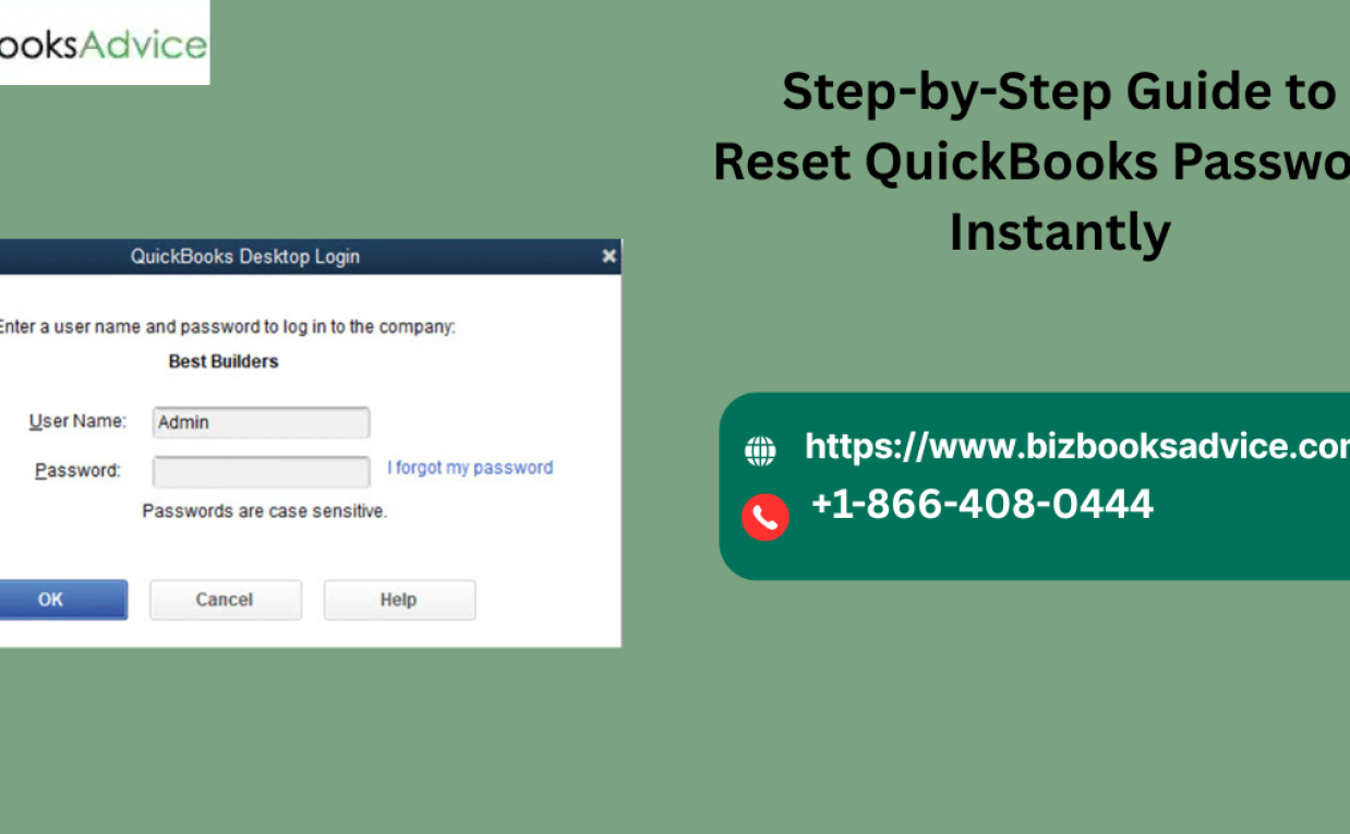 Step-by-Step Guide to Reset QuickBooks Password Instantly