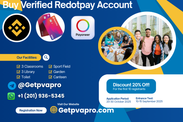 Buy, Verified, Redotpay, Accounts, for Your Safe Banking