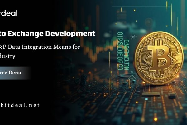What does the integration of official S&P data into a crypto exchange mean for the industry?