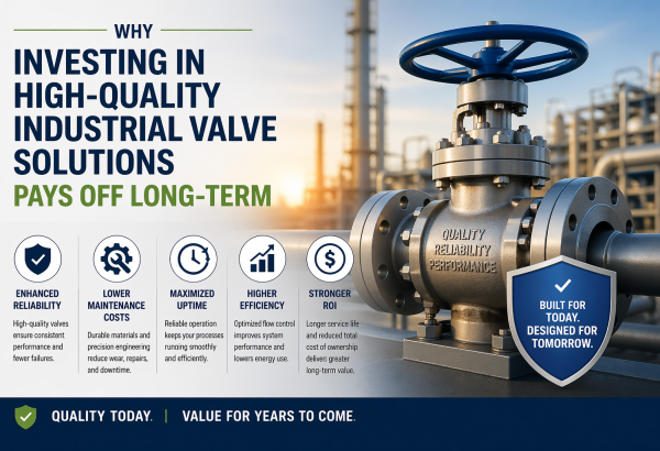 Why Investing in High-Quality Industrial Valve Solutions Pays Off Long-Term