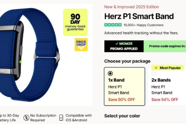 Herz P1 Smart Band In-Depth Review: Is It Better Than Expensive Bands?