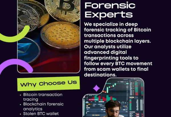 Trace Hacker's Crypto Recovery recovers scammed bitcoin, stolen bitcoin, and stolen cryptocurrency ‪+447355702876‬