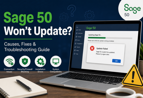 Sage 50 Won’t Update? Causes, Fixes & Troubleshooting Guide