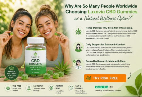 Luxovia CBD Gummies: Top Benefits for Mind and Body