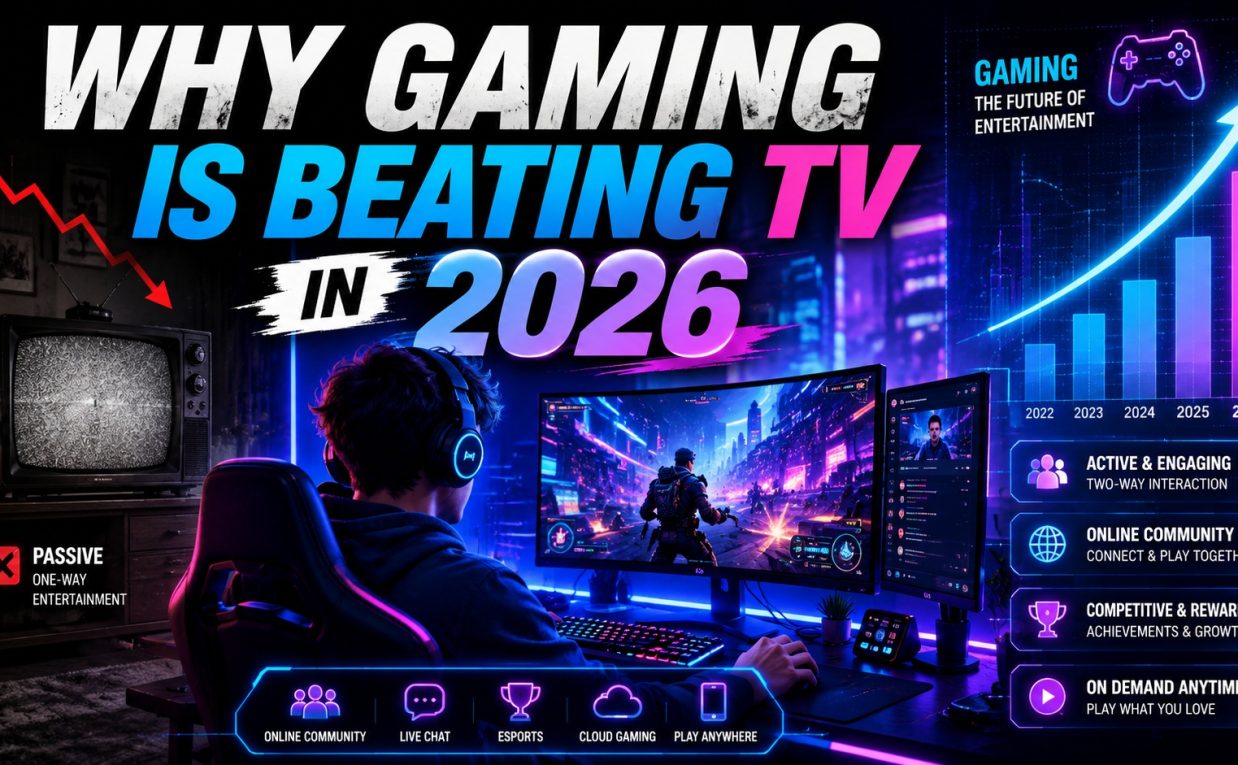 Why People Are Spending More Time Gaming Than Watching TV in 2026