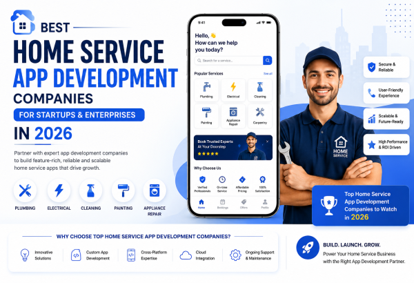 Best Home Service App Development Companies for Startups & Enterprises in 2026