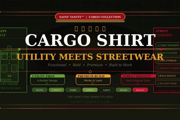Saint Vanity Cargo Shirt – Utility Meets Streetwear Fashion