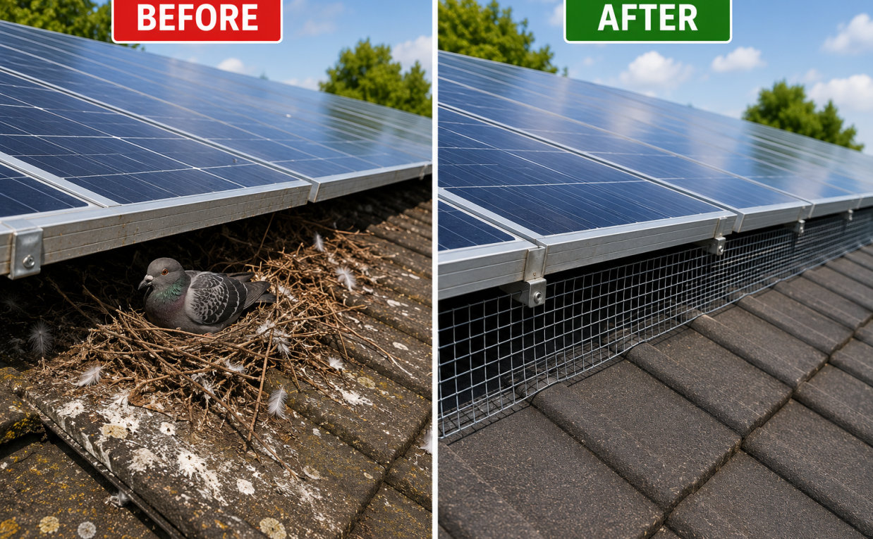 Pigeon Proofing Solar Panels: A Practical Guide for UK Homeowners