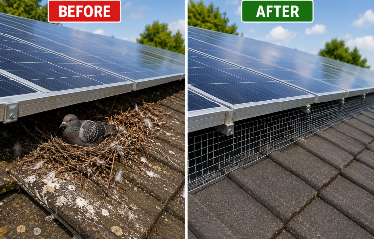 Pigeon Proofing Solar Panels: A Practical Guide for UK Homeowners