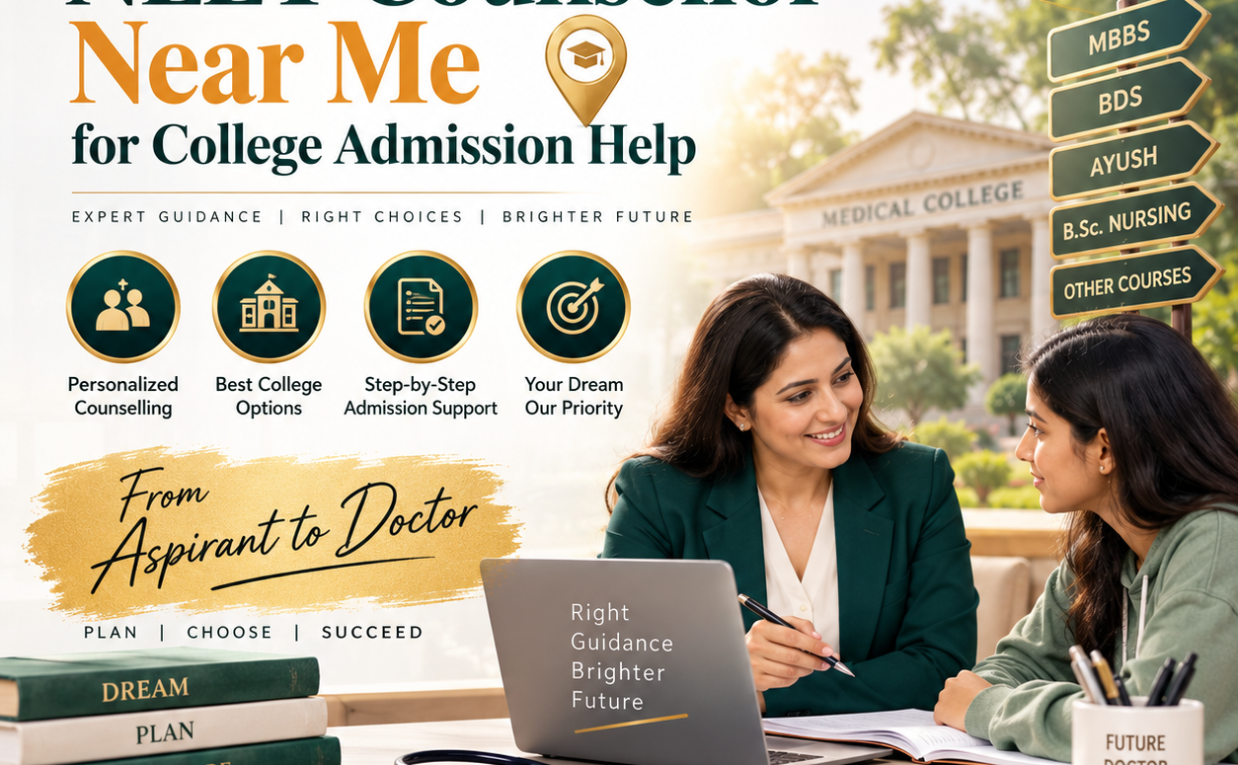 NEET Counsellor Near Me for College Admission Help | NEET Support